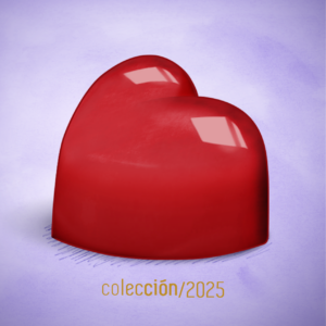 bombon de chocolate en forma de corazon